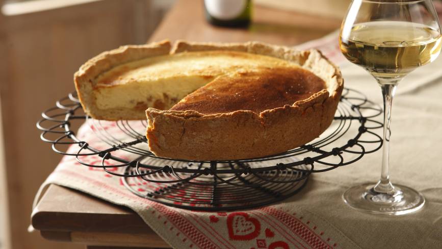 Easy Alsace Tart With Fromage Blanc Vins D Alsace